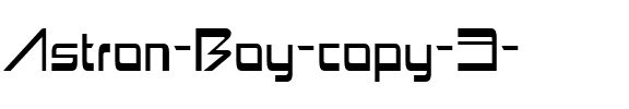 Astron Boy Regular.ttf