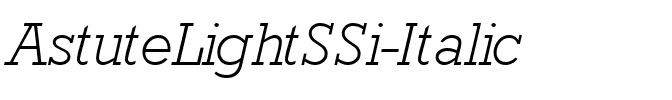 AstuteLightSSi Italic.ttf