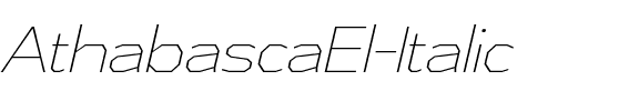 Athabasca El Italic.ttf