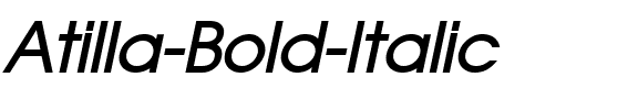 Atilla Bold Italic.ttf
