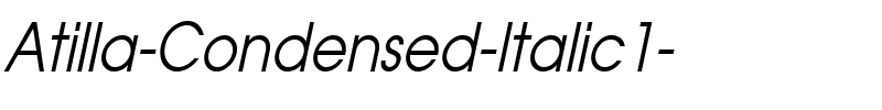 Atilla-Condensed Italic.ttf