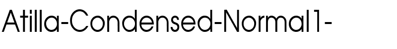 Atilla-Condensed Normal.ttf