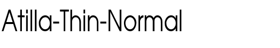 Atilla Thin Normal.ttf