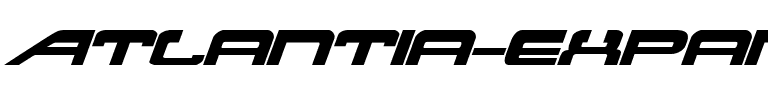 Atlantia Expanded Italic Expanded Italic.ttf