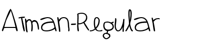 Atman Regular Atman Regular.ttf