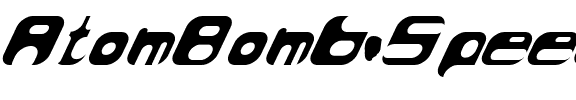 AtomBomb Speedster.ttf