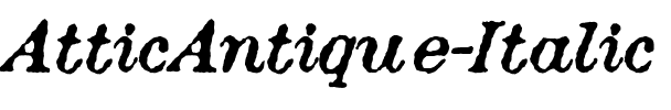 AtticAntique Regular.ttf