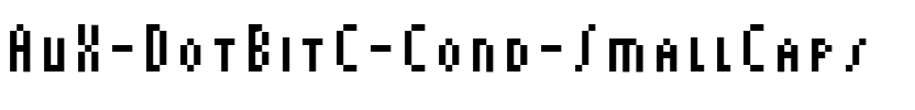 AuX DotBitC Cond SmallCaps Regular.ttf