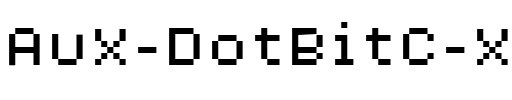 AuX DotBitC Xtra Regular.ttf