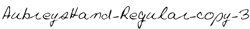 AubreysHand Regular.ttf