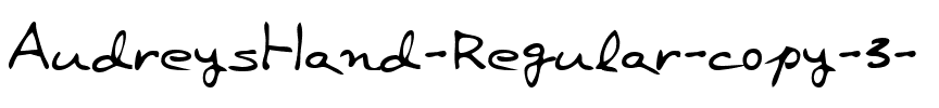 AudreysHand Regular.ttf