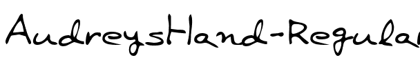 AudreysHand Regular.ttf