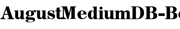 AugustMediumDB Bold.ttf