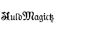 AuldMagick Normal.ttf