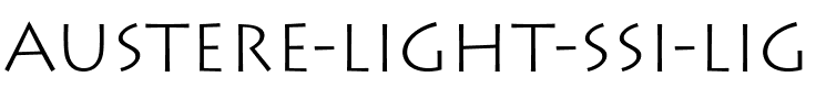 Austere Light SSi Light.ttf