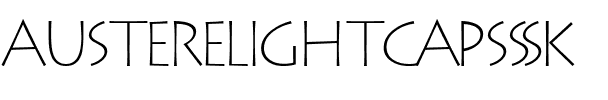 AustereLightCapsSSK Regular.ttf