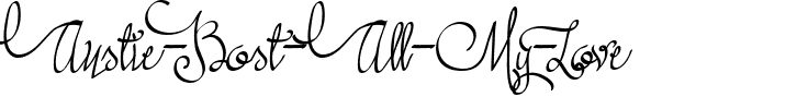Austie Bost All My Love Regular.ttf