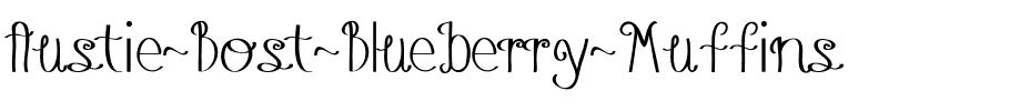 Austie Bost Blueberry Muffins Regular.ttf