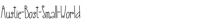 Austie Bost Small World Regular.ttf
