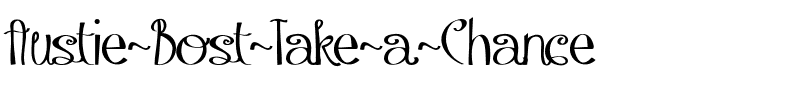 Austie Bost Take a Chance Regular.ttf