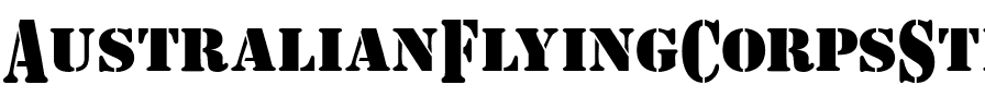AustralianFlyingCorpsStencil Regular.ttf