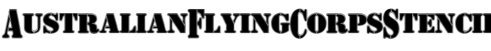 AustralianFlyingCorpsStencilCo Regular.ttf