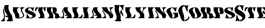 AustralianFlyingCorpsStencilF Regular.ttf