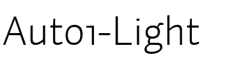 Auto 1 Lt Regular.ttf