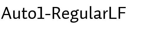 Auto 1 LF Regular.ttf