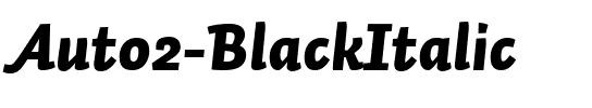 Auto 2 Bold Italic.ttf
