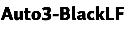 Auto 3 LF Bold.ttf