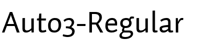 Auto 3 Regular.ttf