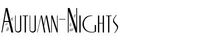 Autumn Nights Regular.ttf