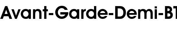 AvantGarde Bk BT Demi.ttf