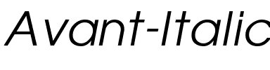 Avant Italic.ttf