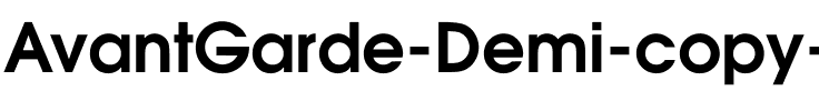 AvantGarde-Demi Regular.ttf