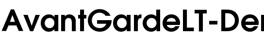 ITC Avant Garde Gothic LT Demi Regular.ttf