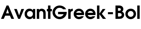 AvantGreek Bold.ttf