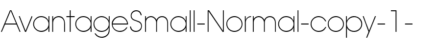 AvantageSmall Normal.ttf