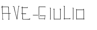 Ave Giulio Normal.ttf