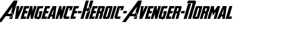Avengeance Heroic Avenger Regular.ttf
