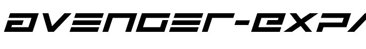 Avenger Expanded Italic Expanded Italic.ttf