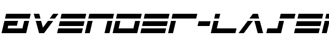 Avenger Laser Italic Italic.ttf