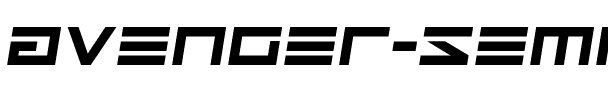Avenger Semi-Italic Semi-Italic.ttf