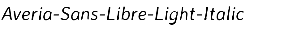 Averia Sans Libre Light Italic.ttf