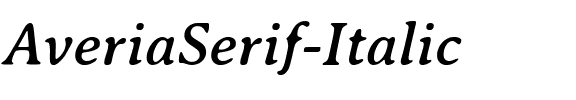 Averia Serif Italic.ttf