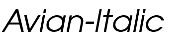 Avian Italic.ttf