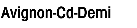 Avignon-Cd Demi.ttf