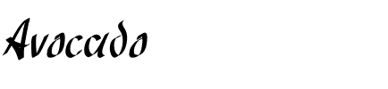 Avocado Regular.ttf