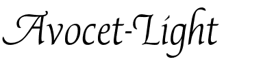 Avocet Light Regular.ttf